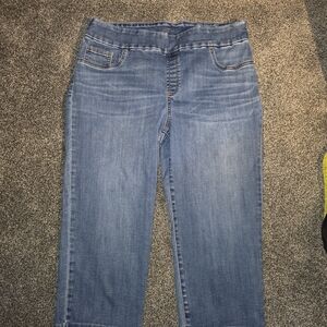 Chico's Blue Ankle Jeans